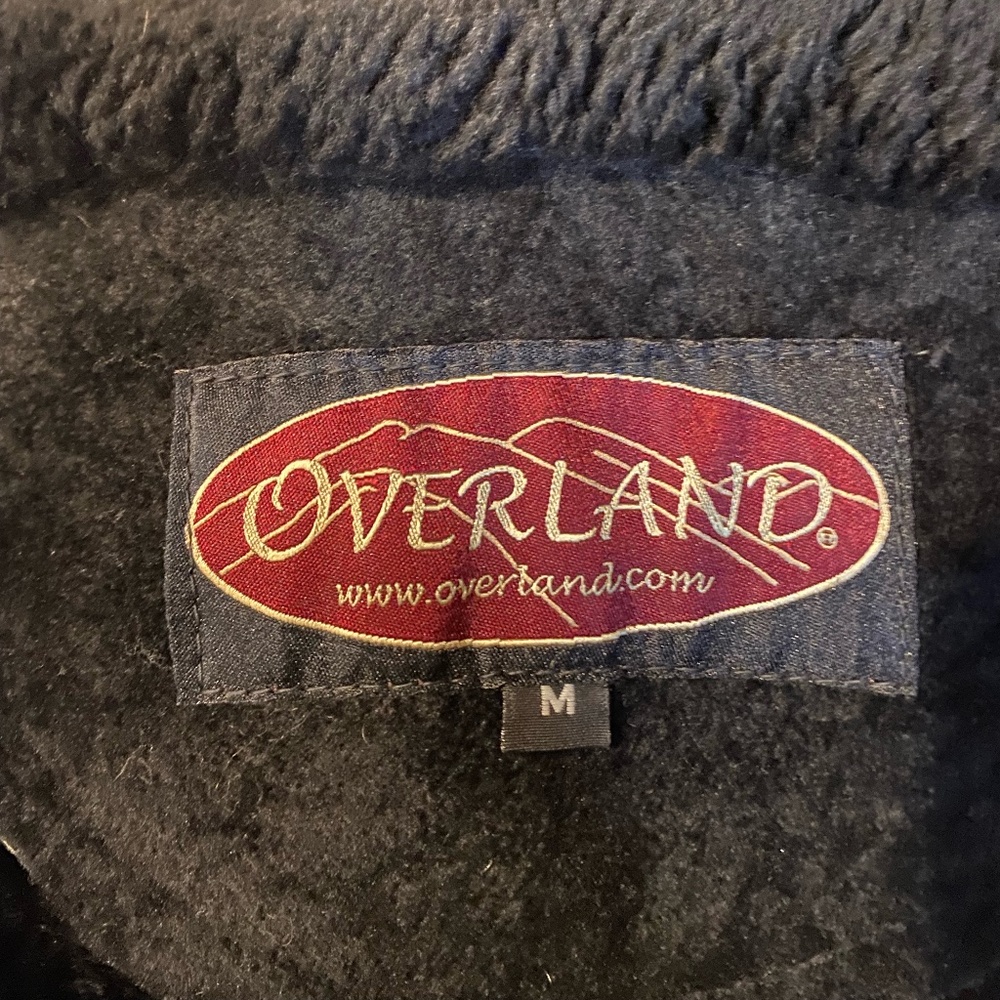 Overland women's shearling coat - black, medium